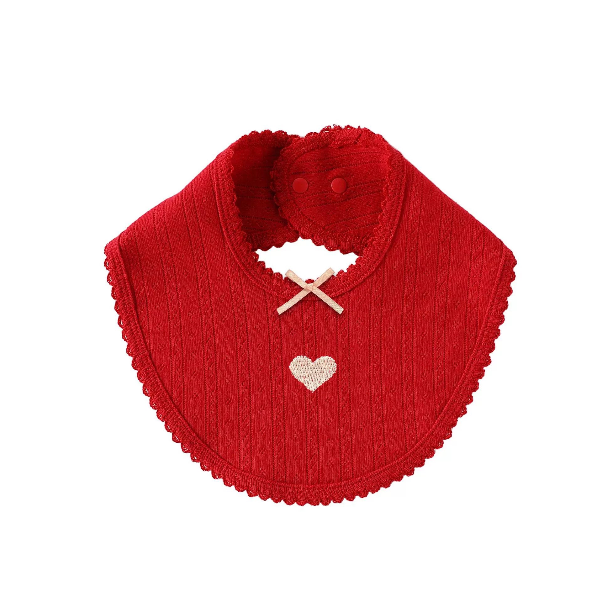 Simple Various Pattern Cotton Bib for Baby